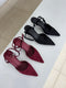 Buckle Straps Close Toe Heels